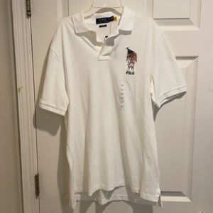 Vintage White polo bear polo from Ralph Lauren
